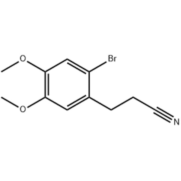2-Бромо-4,5-диметоксибензолпропаненитрил