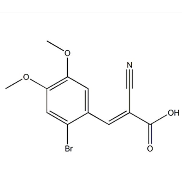 3-(2-бром-4,5-диметоксифенил)-2-карбонитрил-2-пропеновая кислота