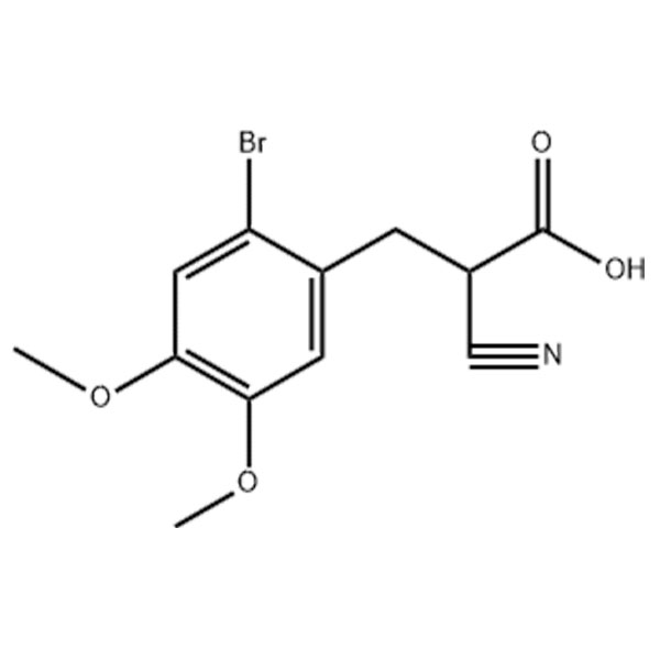 2-Циан-3-(2-бром-4,5-диметоксифенил)пропановая кислота